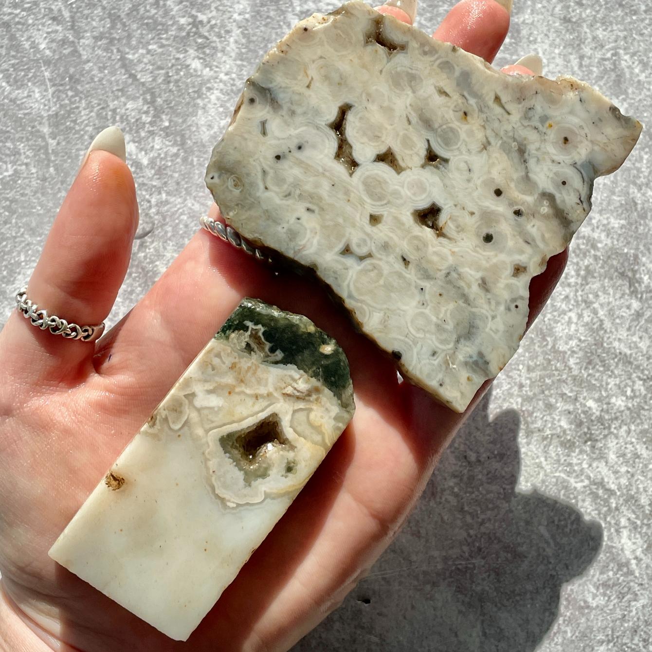 Rough - Slab - Ocean Jasper - 1KG Rough - Slab - Ocean Jasper - 1KG